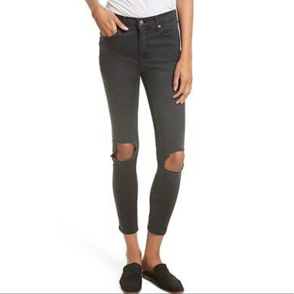 Free People busted knee skinny jeans